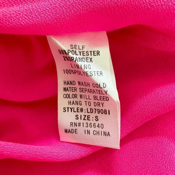 Tobi Call Me Bae Mini Dress Pink Size S - Picture 7 of 8